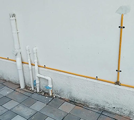 gas pipe and fittings 
